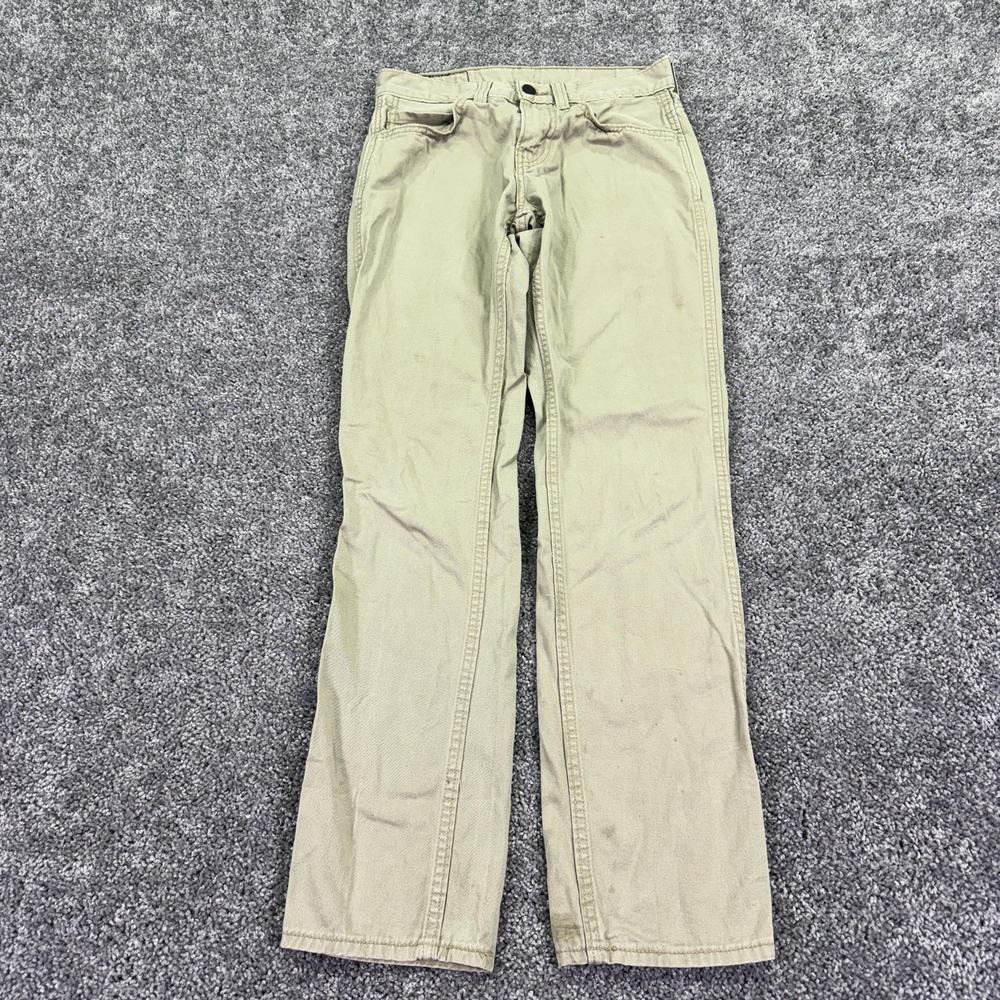 Levis 511 Pants Mens 29x32 Beige Slim Casual Logo Pockets City Work Khakis